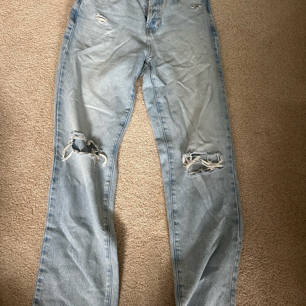 PacSun Light Blue Ripped Denim Jeans